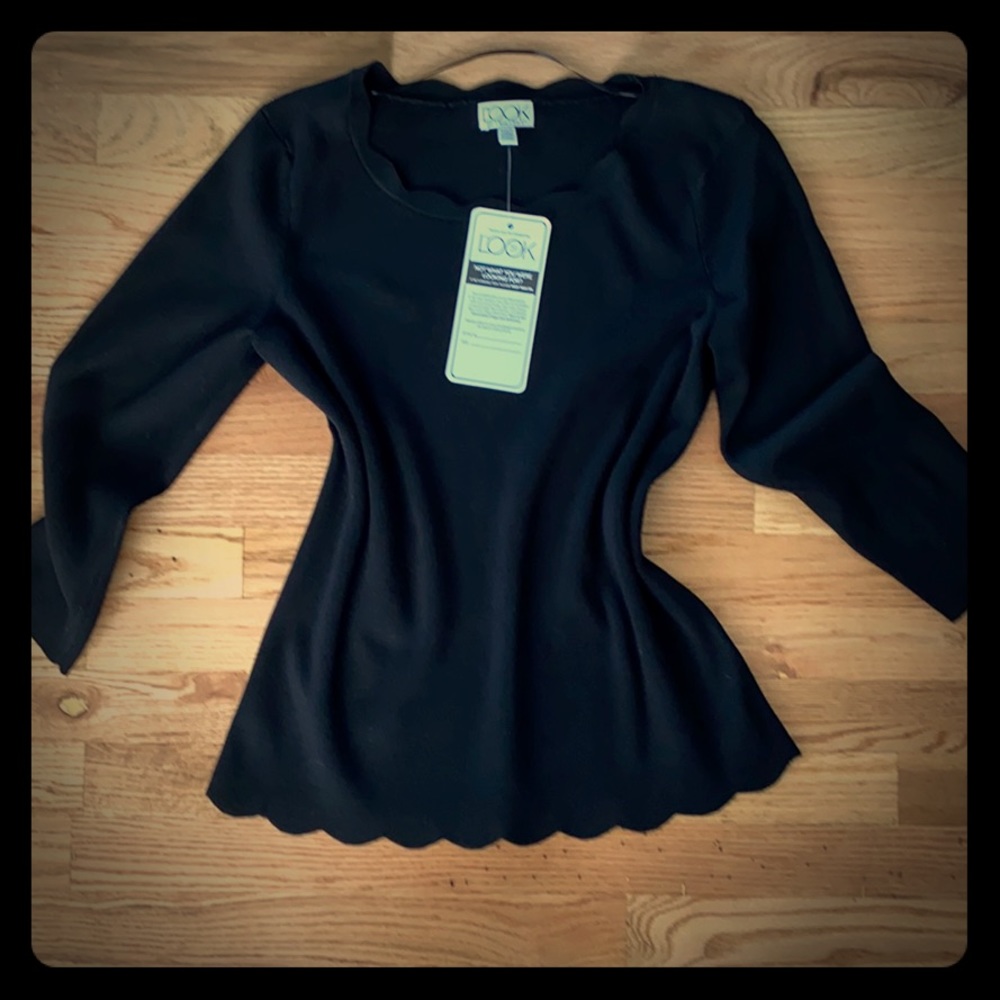 Scallop sweater